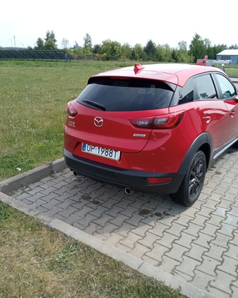 Mazda CX-3 cena 72000 przebieg: 80000, rok produkcji 2018 z Kłobuck małe 67